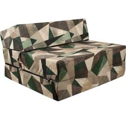 Vikbar Madrass - Tvättbart Överdrag - 200Cm X 90Cm X 15Cm