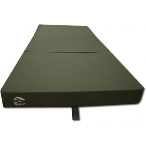 Gästmadrass - Campingmadrass - Fältmadrass - Hopfällbar - 80 X 200 X 10 - Mörkgrön