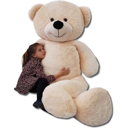 Gosedjur - Nalle Xxl - Beige Rosa - 220 Cm