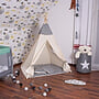 Lektält Tipitält Zebra Wigwam - 100% Bomull