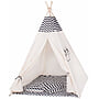 Lektält Tipitält Zebra Wigwam - 100% Bomull