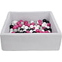 Bollhav - Robust Bollhav - 90X90 Cm - 150 Bollar Ø 7 Cm - Vit, Rosa, Grå, Svart
