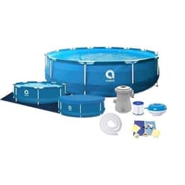 Simbassäng Med Filterpump - 366 X 76 Cm - Avenli - Komplett Set