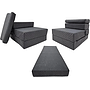 Lyxig Gästmadrass Med Kudde - Campingmadrass - Soffa - Hopfällbar - 200X70X15 Cm