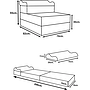 Lyxig Gästmadrass Med Kudde - Campingmadrass - Soffa - Hopfällbar - 200X70X15 Cm
