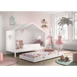 Hussäng Amori Med Extrasäng Och Skyddskant - 90x200 Cm - Vit