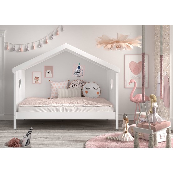 Hussäng Amori Öppen Med Extrasäng - 90x200 Cm - Vit