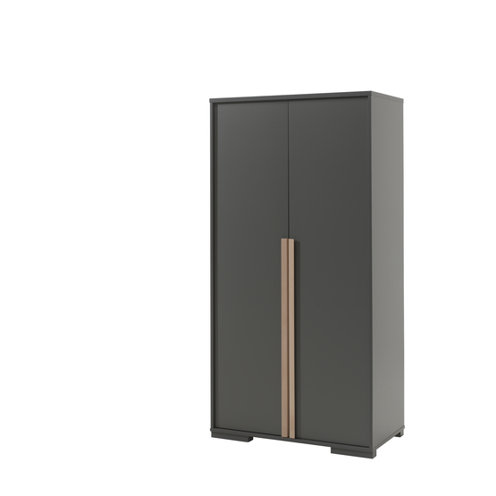 Vipack Garderob London 2 Dörrar  - Anthracite