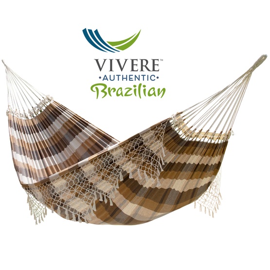 Vivere – Authentic Brazilian – Hängmatta Dubbel – Brazilwood
