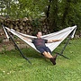 Vivere - Sunbrella Hammock With Stand (250 Cm) - Hängmatta Dubbel - Dove