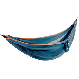 Vivere - Mesh Polyester - Hängmatta Dubbel - Blue/Orange