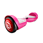 Airboard - City Cruiser - Rosa Skal - Röd Logga - Vit Trampdyna