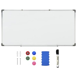 Magnetisk Whiteboard Vit 120X60 Cm Stål