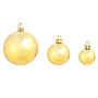 Julgranskulor 100 Delar Set 3/4/6 Cm Guld