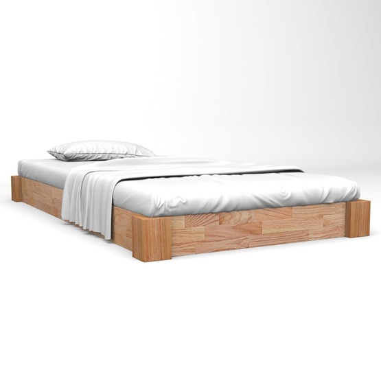 Sängram Massiv Ljus Ek 120X200 Cm