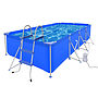 Pool Med Stege & Filterpump 394 X 207 X 80 Cm