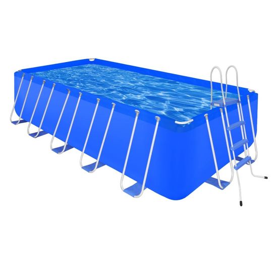 Ovanmarkspool Stål Rektangulär 540X270X122 Cm Inkl. Poolstege