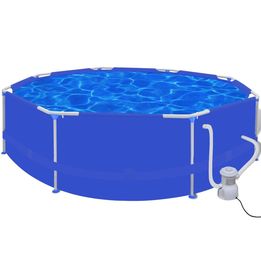 Pool Rund 300 Cm Med Filterpump 300 Gal / H
