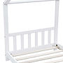 Barnsäng Vit Massiv Furu 90X200 Cm - 1