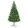 Plastgran Med Led 210 Cm 910 Grenar