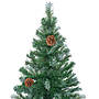 Plastgran Med Led Och Kottar 180 Cm