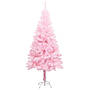 Plastgran Med Led Och Julgranskulor Rosa 120 Cm Pvc