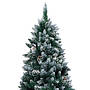 Plastgran Med Led Och Kulor Och Kottar 240 Cm