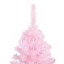 Plastgran Med Led Och Julgranskulor Rosa 240 Cm Pvc