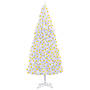 Plastgran Med Led 400 Cm Vit