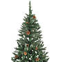 Plastgran Med Led Och Kottar 210 Cm