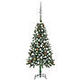Plastgran Med Led & Julgranskulor & Kottar 150 Cm