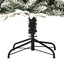 Plastgran Med Led Och Julgranskulor Och Snö 150 Cm Pvc&Pe