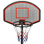 Basketkorg Med Stativ Svart 282-352 Cm Polyeten