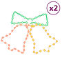 Juldekoration Klock-Figurer 2 St Med 72 Leds 50X56 Cm