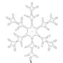 Snöflinga Ljusslinga Med Led 3 St Varmvit 59X59 Cm