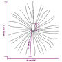 Julbelysning 8 St 140 Led Blå 17 Cm