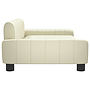 Barnsoffa Gräddvit 90X53X30 Cm Konstläder