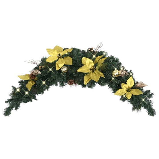 Julbåge Med Led Grön 90 Cm Pvc