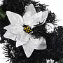 Julbåge Med Led Svart 90 Cm Pvc