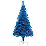 Plastgran Med Fot Blå 210 Cm Pvc
