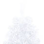 Halv Plastgran Med Fot Vit 240 Cm Pvc