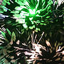 Julgran Med Led Grön Och Vit 64 Cm Fiberoptik