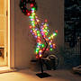 Plastgran 128 Leds Körsbärsblommor Flerfärgat Ljus 120 Cm