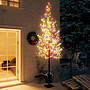 Plastgran 600 Leds Körsbärsblommor Flerfärgat Ljus 300 Cm