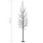 Plastgran 1200 Leds Körsbärsblommor Flerfärgad Ljus 400 Cm