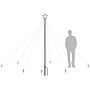 Julgran Led Vattenfall Inomhus/Utomhus 400 Lysdioder 2,5 M