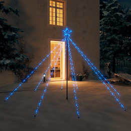 Julgransbelysning Inomhus/Utomhus 400 Leds Blå 2,5 M