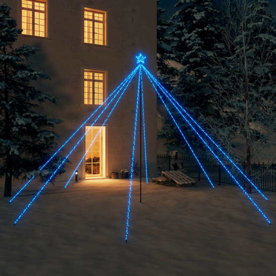 Julgransbelysning Inomhus/Utomhus 800 Leds Blå 5 M