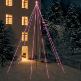 Julgransbelysning Inomhus/Utomhus 1300 Leds Färgglad 8 M