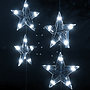 Ljusgardin Med Stjärnor 200 Lysdioder Kallvit 8 Funktioner